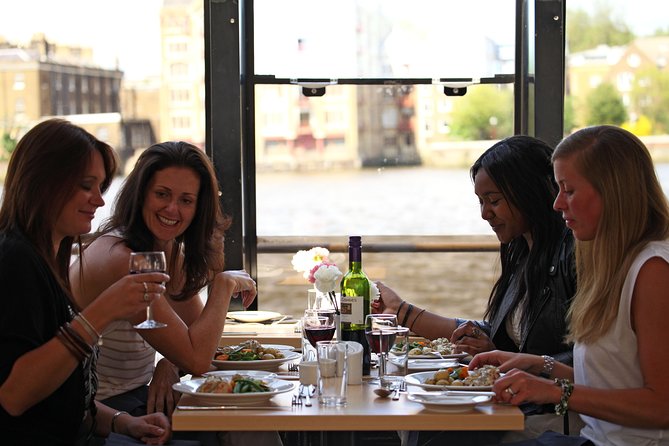 Lunch River Cruise on the Thames with 2-Course Meal - The Thames Route: Tower of London, The Shard, Shakespeare’s Globe