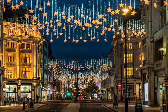 Magical London Christmas Lights Walking Tour with a Londoner - Bond Street to Regent Street: the shopping parade of themed lights