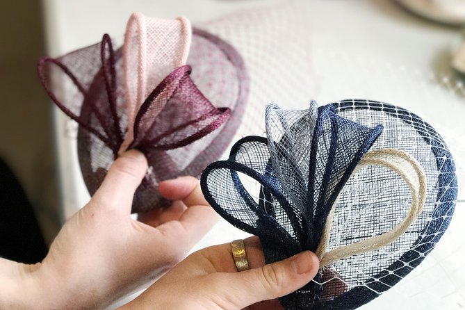 Make a Fascinator Hat with a Designer in London - Building your fascinator base with a traditional hat block