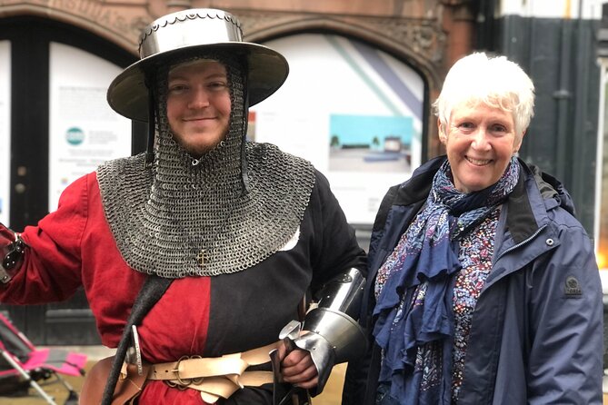 Medieval Walking Tour of Chester - The Roman Amphitheatre area and St John’s cathedral in medieval Chester