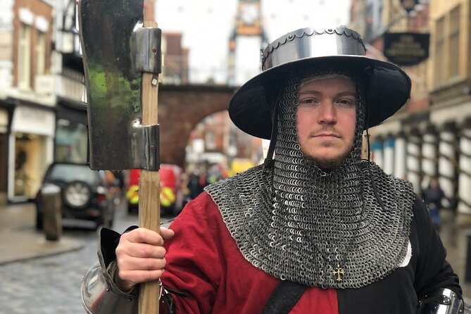 Medieval Walking Tour of Chester - The Longbow story, Hotspur, and the battle of Shrewsbury ending