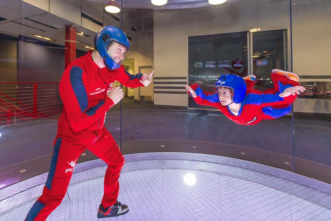 Milton Keynes iFLY Indoor Skydiving Experience - 2 Flights & Certificate - Flight 1: first entry, instructor guidance, and building control
