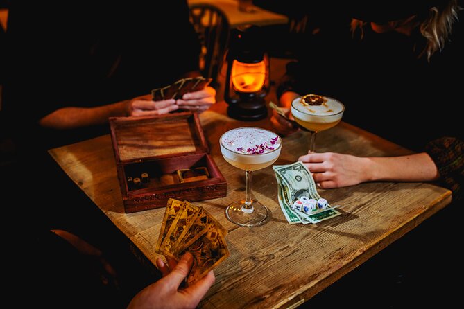 Moonshine Saloon: Western Cocktail Experience in London - Games and mingling: how the underworld theme plays out