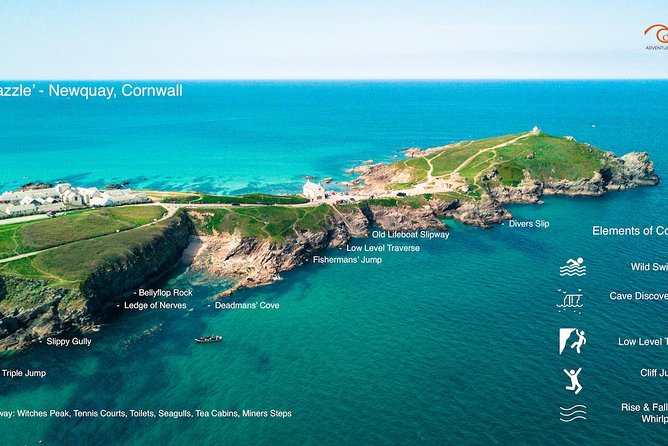 Newquay Coasteering x Cornish Wave | Original Since 2012 - A 2-hour route built around safety, variety, and real coastline