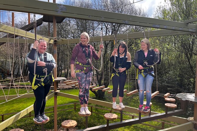 North Devon: SkyTrail High Ropes Course - 24 Challenges at 10 Meters Up: what it’s like once you’re on the course