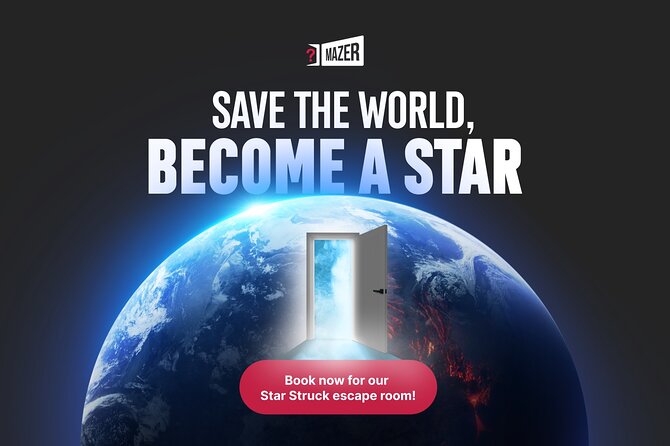 One-hour Private Star Struck Escape Room Gaming in London - The 2220 storyline you step into