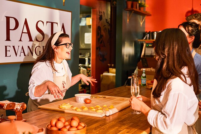 Pasta Making with Unlimited Prosecco in London's West End - What you make depends on the day: pasta bianca or all uovo