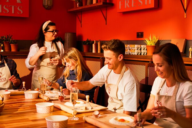 Pasta Making with Unlimited Prosecco in London's West End - The included meal: your pasta, plus a sauce that ties it together