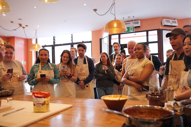 Pasta Making with Unlimited Prosecco in London's West End - A small group class, capped at four, changes how you learn