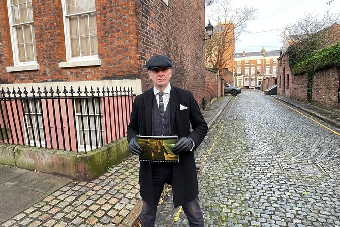 Peaky Blinders Walking Tour of Liverpool City Centre - Stop 4: Cains Brewery Village for Changretta and the Five Bells exterior