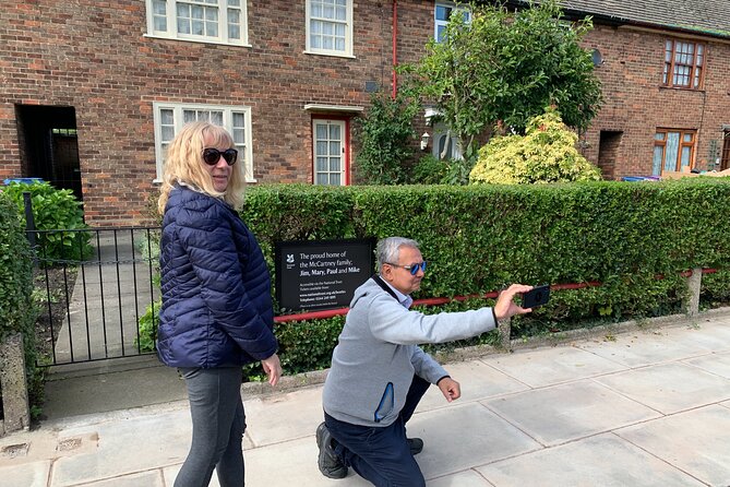 Private Beatles Car Tour, Penny Lane, Strawberry Field & childhood homes - Madryn Street and Ringo’s childhood home photo stop