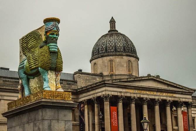 Private James Bond Fictional and Film Spy Tour of London - Stop 4: Trafalgar Square, a quick visual reset before the big art stop