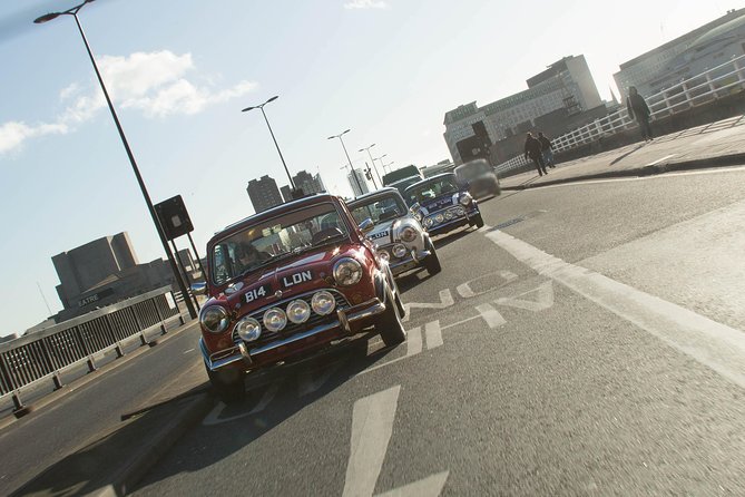 Private Panoramic Tour of London in a Classic Car - Leake Street Arches and the Banksy wall photo moment