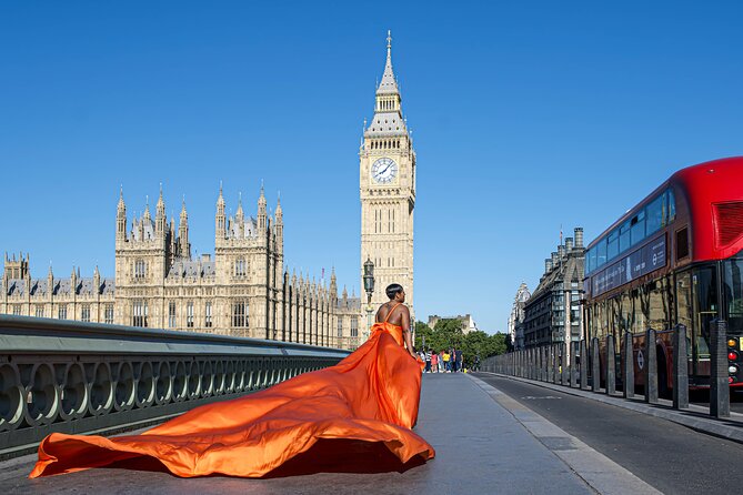 Private Photography of Flying Dress Africa - London Eye stops and why they photograph so well
