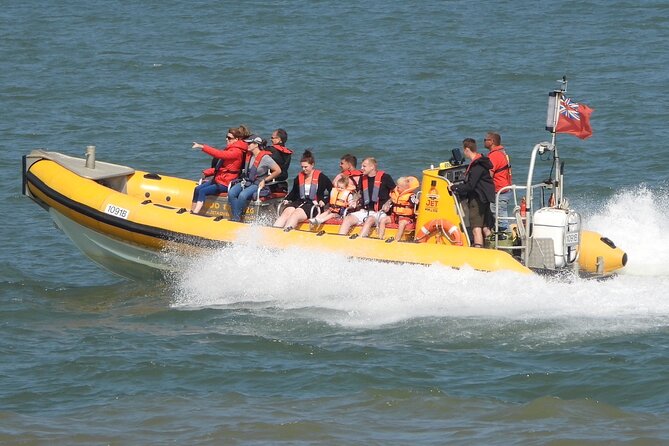 Scroby Sands Seal Watching - The Lowestoft leg: turning out of the harbour and heading north toward Corton views