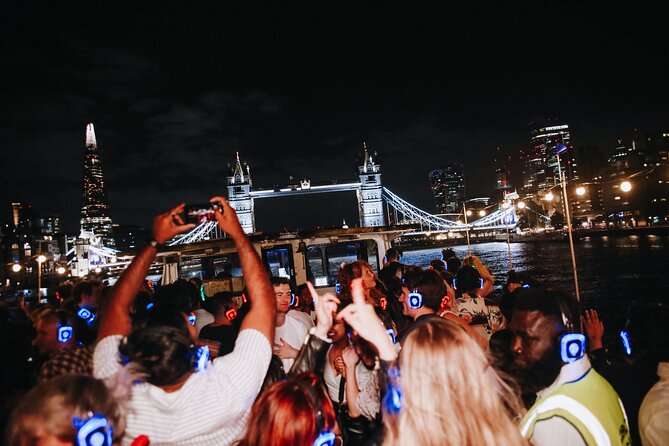 Silent Disco London Thames Boat Party - Greenwich and the O2 Arena: City Lights, Softer Rhythm