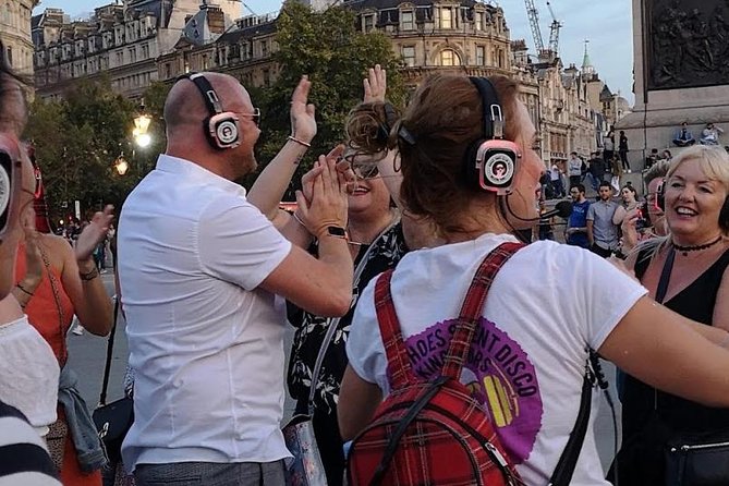 Silent Disco Walking Tours West End Boogie Shoes - What the walk feels like, and how to dress for 4:30