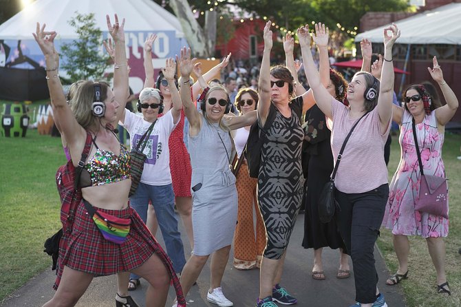 Silent Disco Walking Tours West End Boogie Shoes - Who this tour fits best on a Saturday night