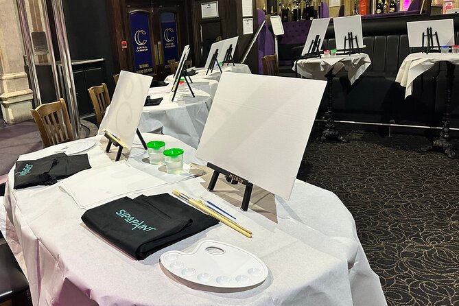 Sip and Paint Parties - The 2-hour format: how the class flows from blank canvas to finished work