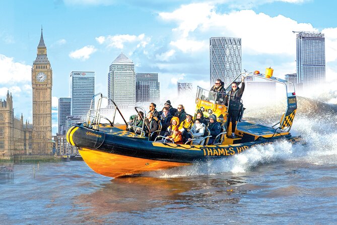 Speedboat Sightseeing: Embankment OR Westminster Pier -45 Minutes - What Happens On Board: Commentary, Speed, and the Pace Shift