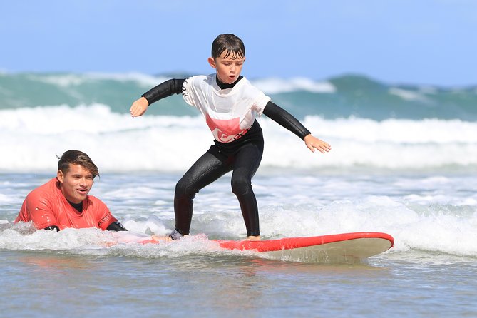 Surf Lesson - First Steps at Quiksilver Surf School, right by the action