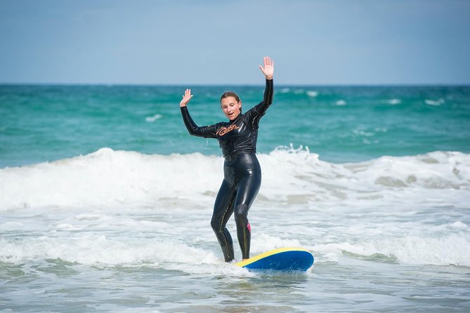 Surf, Yoga & Glamping Weekend in Cornwall - Surf coaching in a small group: learning fast without feeling rushed