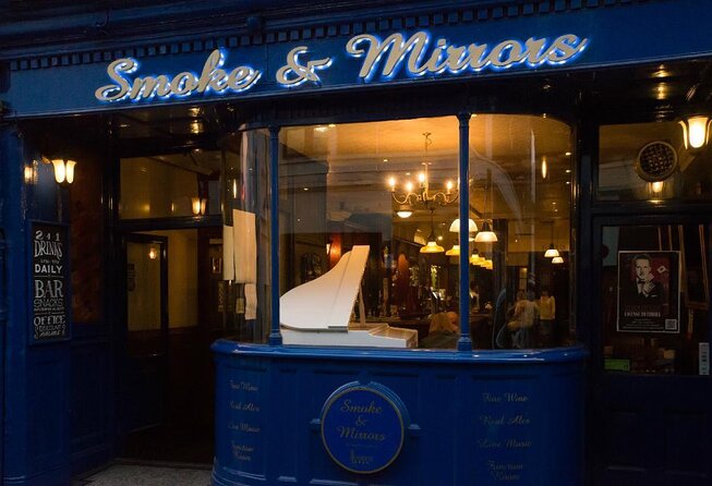 The House Magicians Comedy Magic Shows - Entering The Smoke & Mirrors pub theatre in Bristol