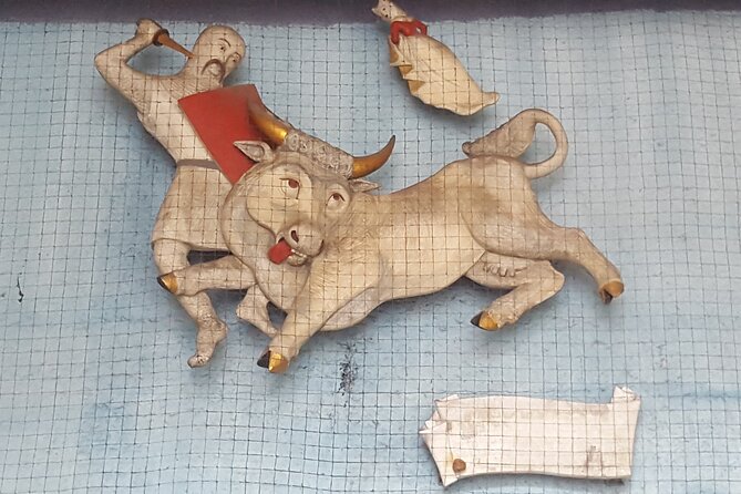 The Jigsaw of History Tour - Old Grammar School area art: Coventry motors, city naming, and poet references