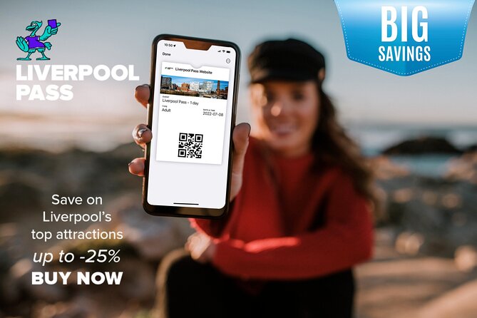 The Liverpool Pass®: All top attractions inc. Hop-On Hop-Off Bus Tour | 2-Days - Your Day 1 plan: Pier Head music blocks, plus a Mersey cruise