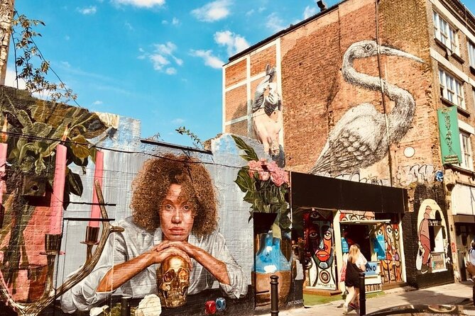 The Original London Street Art Tour - Old Spitalfields Market and Brushfield Street: the warm-up section
