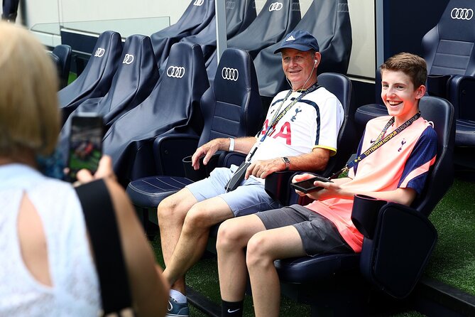 Tottenham Hotspur Stadium Tour - Pitch-side access and the manager’s chair