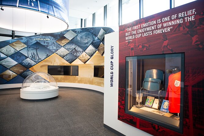 Tour of Wembley Stadium in London - Press Conference Room: The media side of Wembley is part of the show