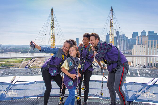 Up at The O2: Daytime Climb with Guided Tour with Panoramic Views - The descent is part of the thrill