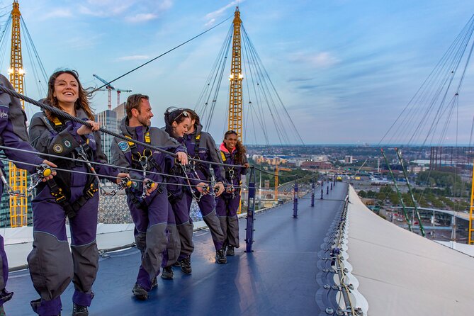 Up at The O2:Twilight Climb with Guided Tour with Panoramic Views - Your 90 Minutes: The Exact Rhythm of the Guided Experience