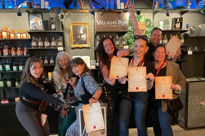 Villainous History and Rum Tasting Tour in York Indoor Experience - Meet the villain guide energy: Violet and Vesper’s style
