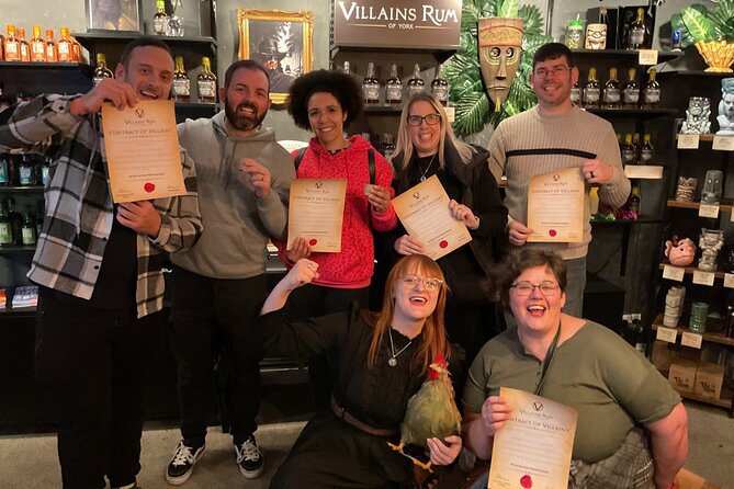 Villainous History and Rum Tasting Tour in York Indoor Experience - Price and value check for a 30-minute indoor tasting