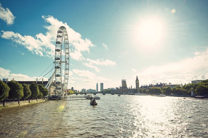 Vintage London Bus Tour Including Cruise with London Eye Option - London Eye upgrade, fast entry and 360 views