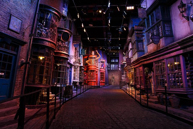 Warner Bros. Studio Tour with Transportation from London - Diagon Alley storefronts and the best places to take photos