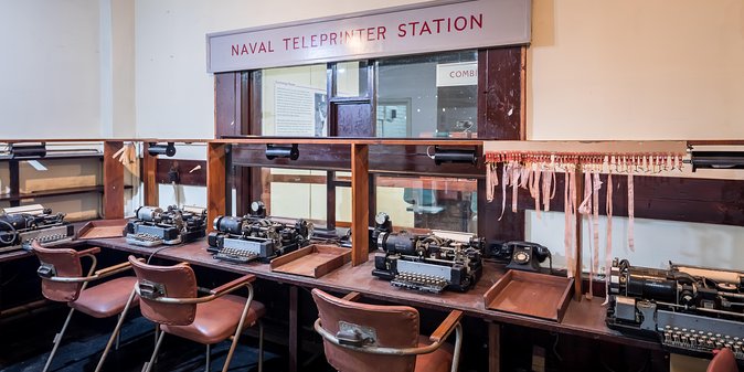 Western Approaches Self Guided Tour - Hands-on touches: telephone exchange, typewriters, teleprinters, and uniforms