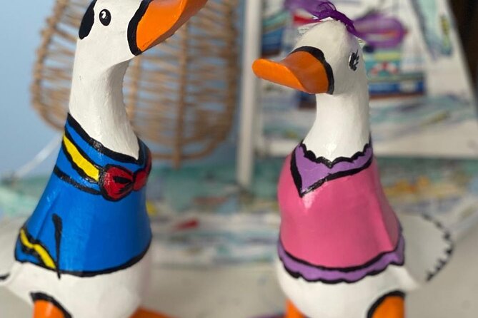Wooden Duck Painting or Pottery Painting-Take item home same day - Arty Boat in Exmouth: A Creative Break That Actually Has an Outcome